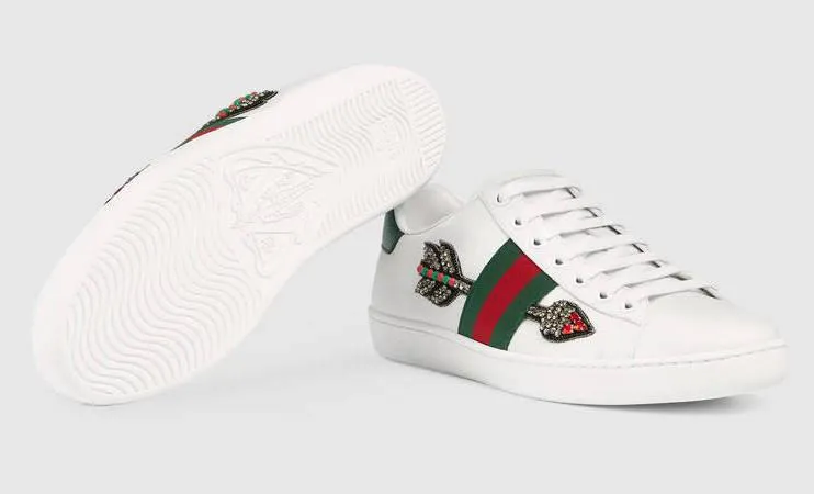 Ace Embroidered Low Top Sneaker - Arrows
