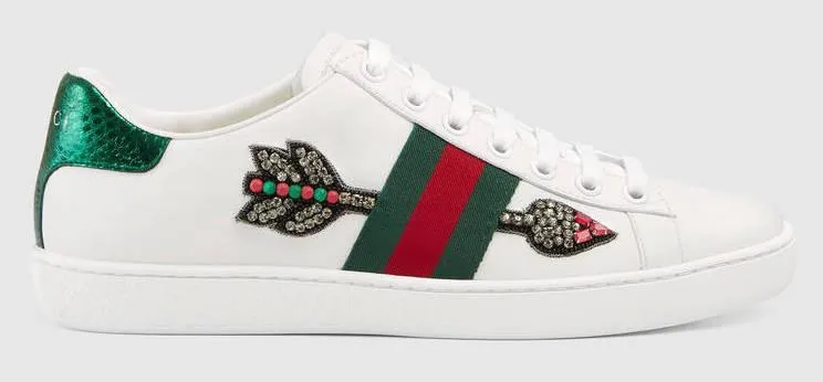 Ace Embroidered Low Top Sneaker - Arrows