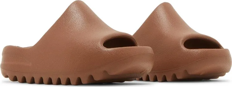 Adidas Yeezy Slides Kids 'Flax' Sandals, Tan