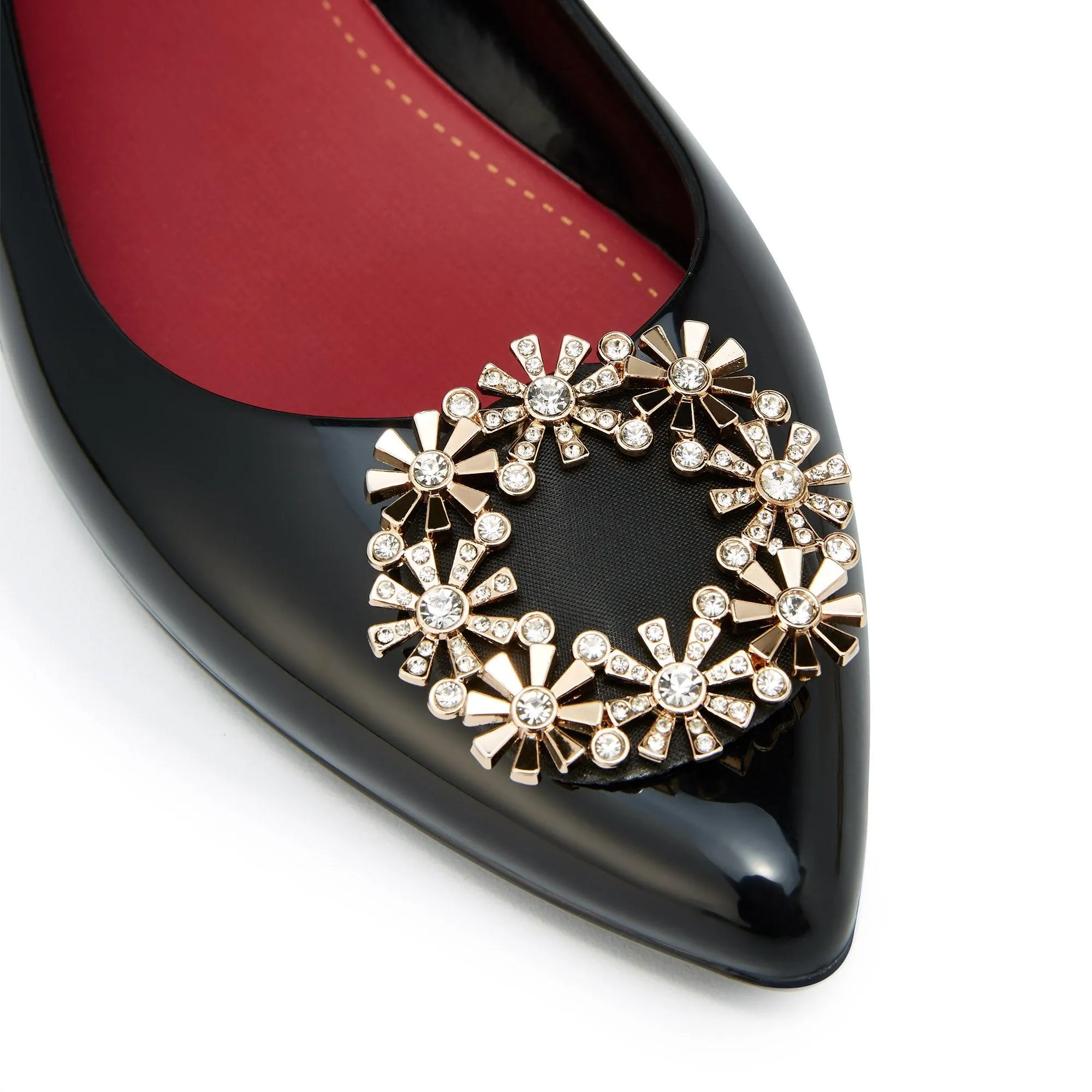 Avery Kalina Flat Ballerinas Black