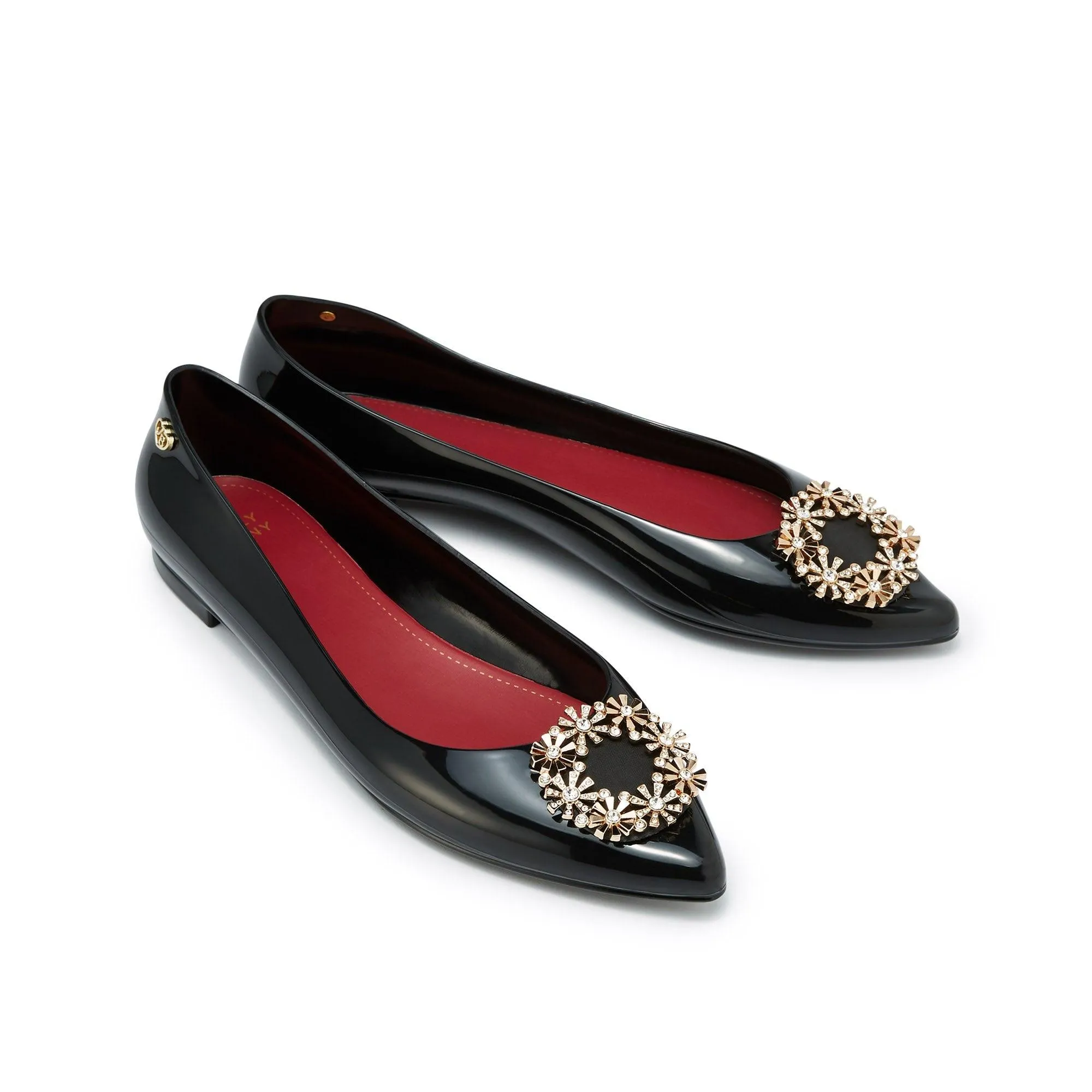 Avery Kalina Flat Ballerinas Black