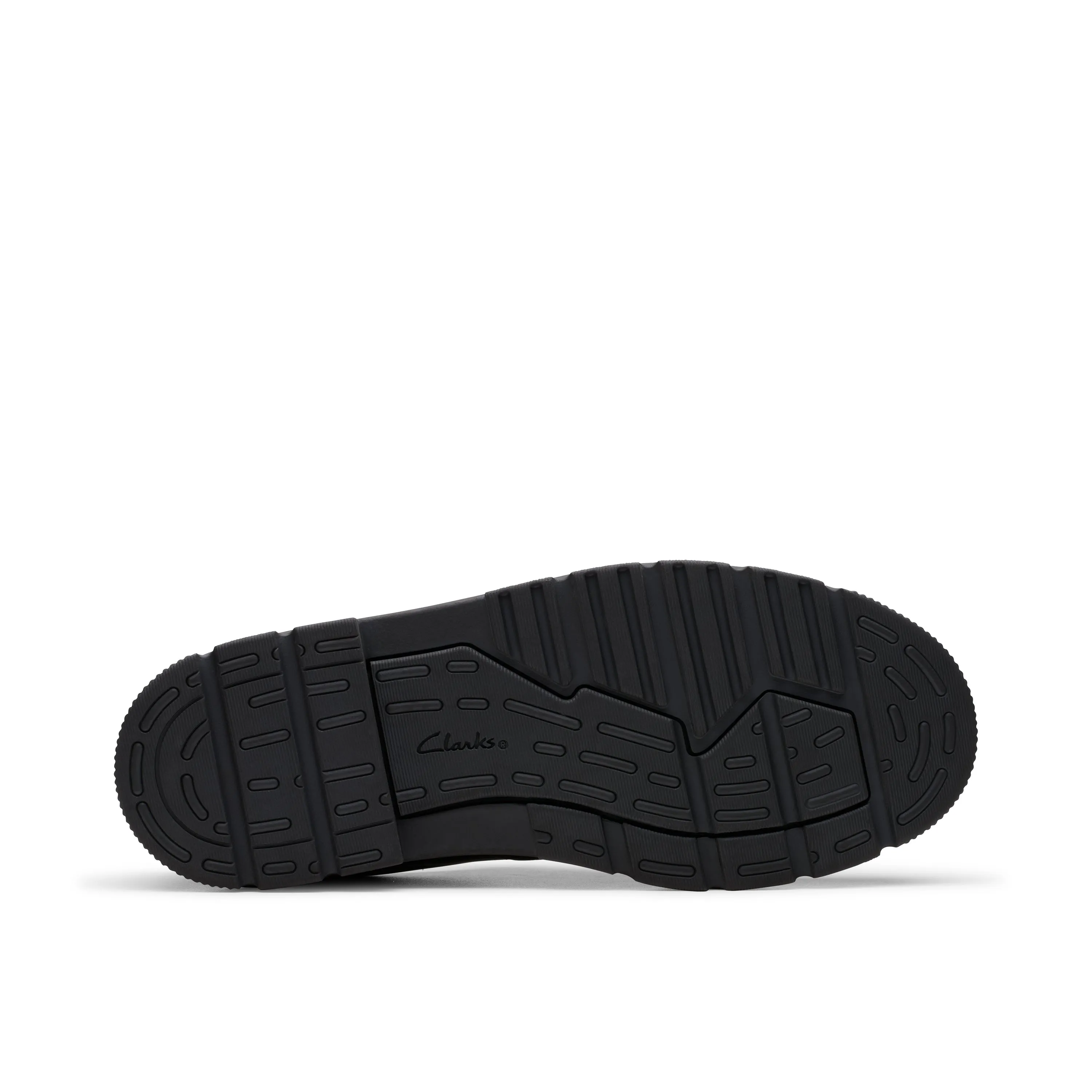 Clarks Lorcam Loop Y Boys Black School Shoes