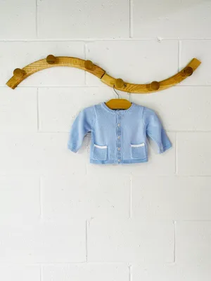 Jacadi Periwinkle Cardigan, 6 months