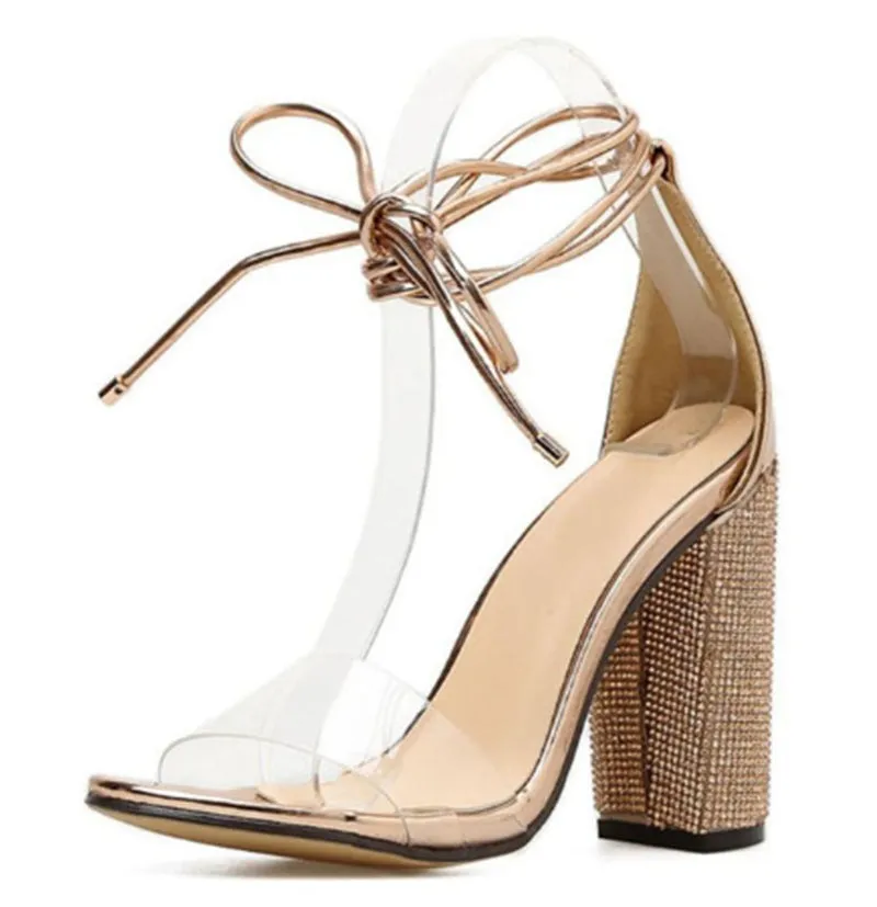 Kelly  Sandalen mit dicken Abstzen fr Damen
