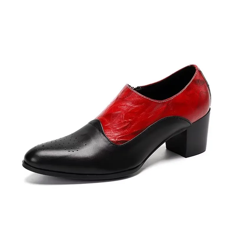 LeatherLuxe Elegant Slip-on Dress Shoes