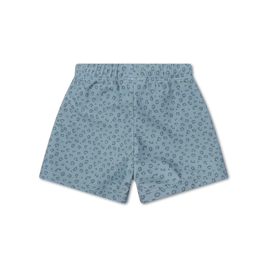 Leopard | Green UV Swim Boxer for Boys