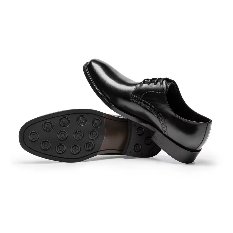 LuxeLeather Chic Derby Shoes