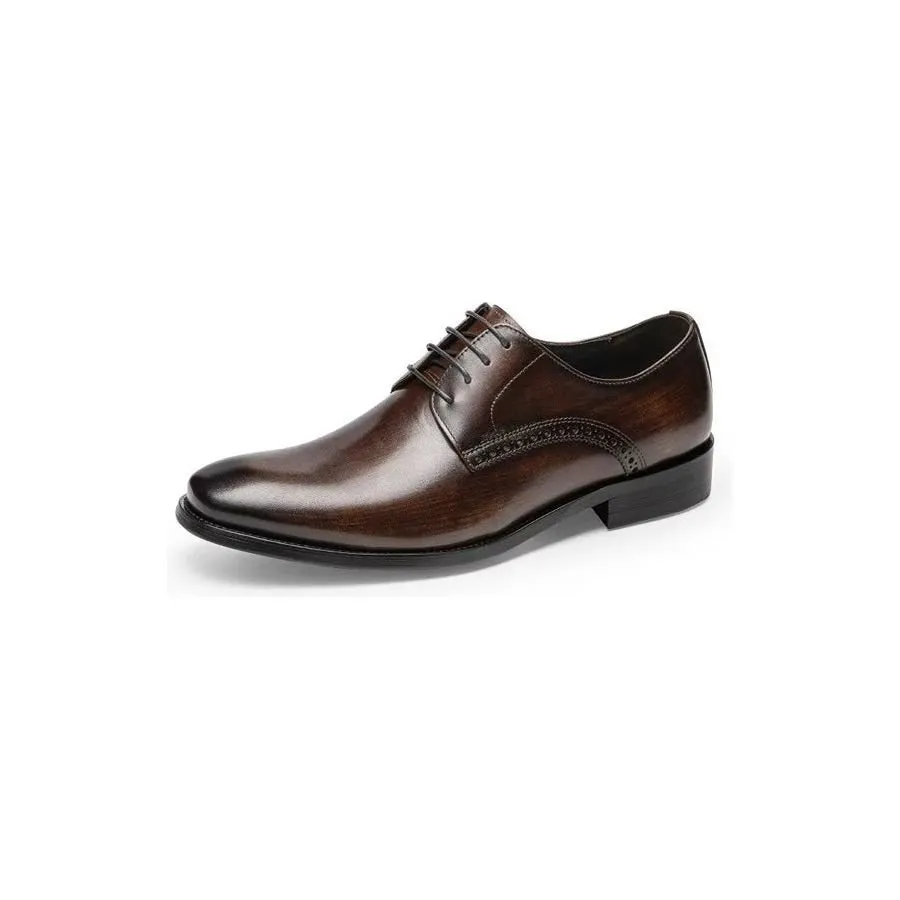 LuxeLeather Chic Derby Shoes