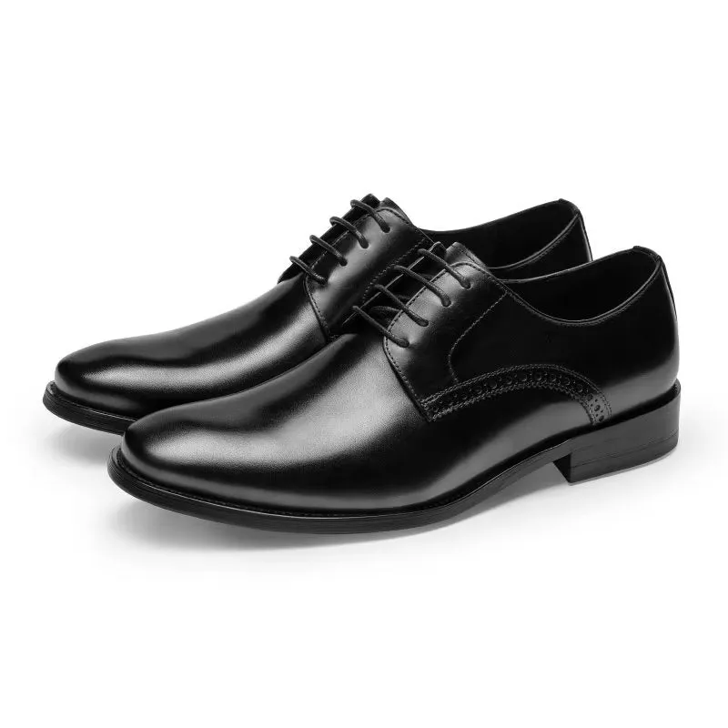 LuxeLeather Chic Derby Shoes