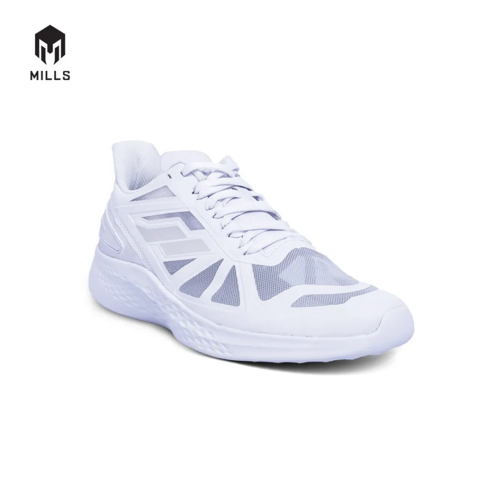 Mills Sepatu Lari Running Shoes Treximo Saga All White 9100308