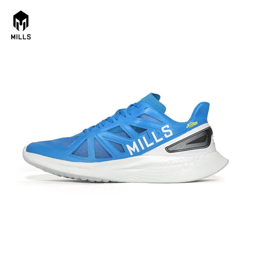 Mills Sepatu Lari Running Shoes Treximo Saga Light Blue/ Off White/ Grey 9100302