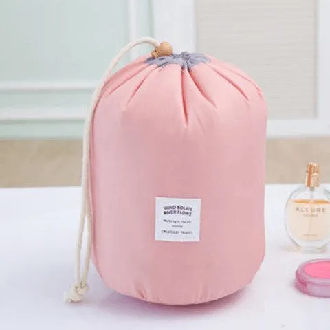 pretty adorable large-capacity travel waterproof shower cosmetic bag