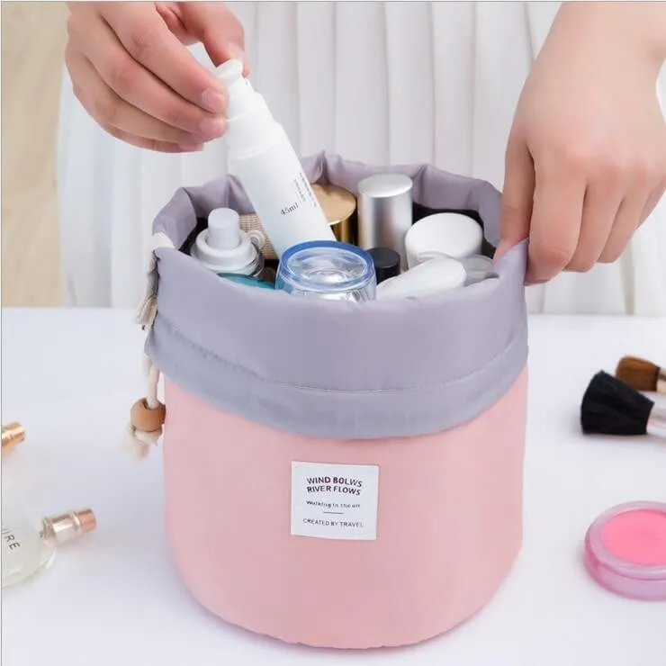 pretty adorable large-capacity travel waterproof shower cosmetic bag