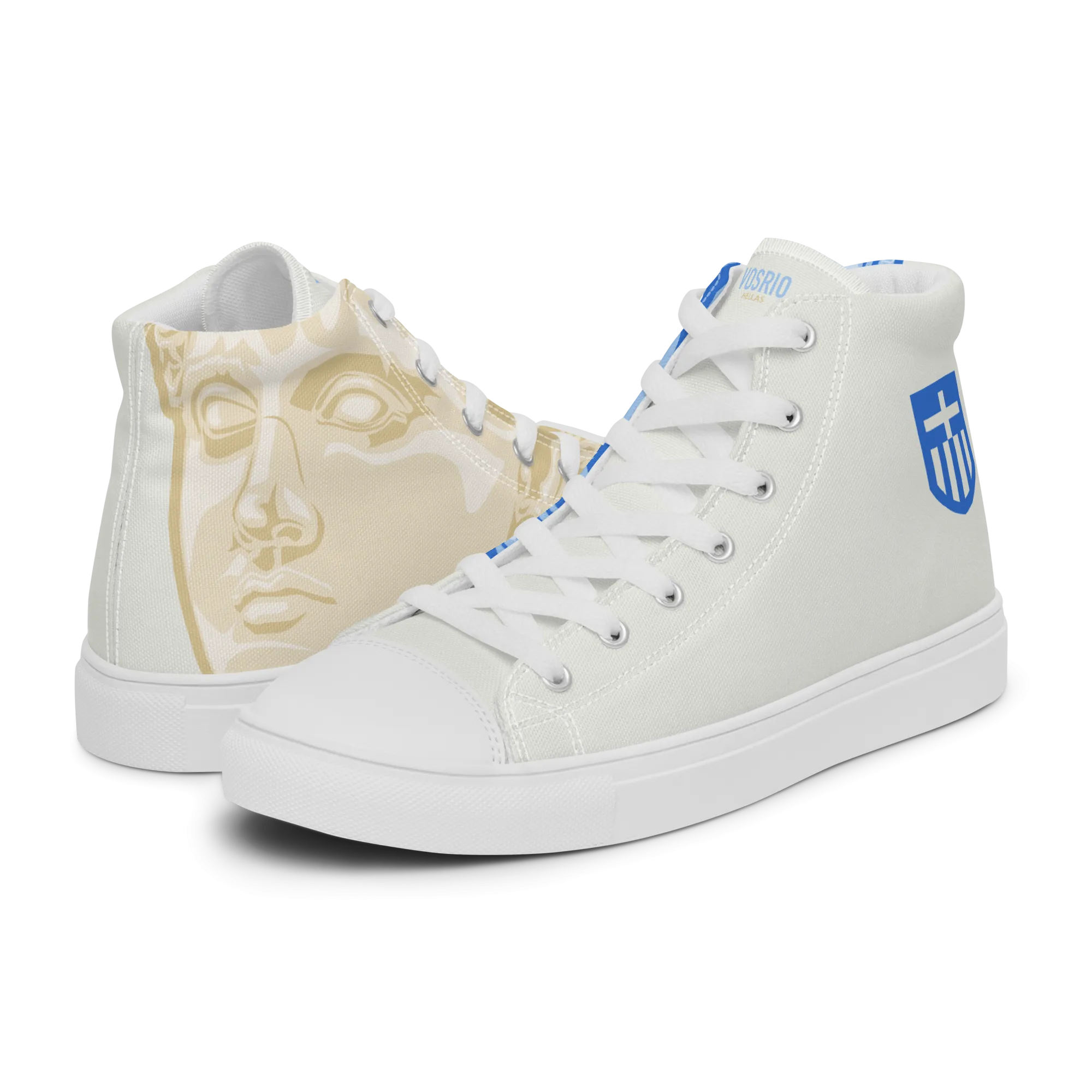 VOSRIO Hellas Select Mens high top canvas shoes