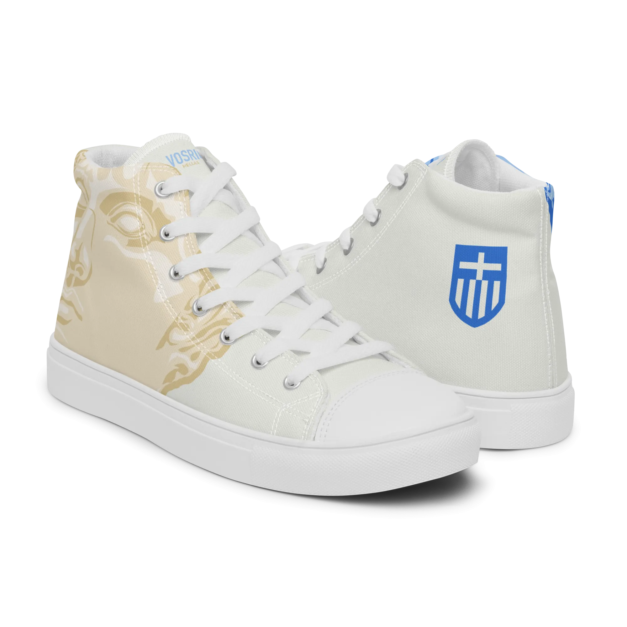 VOSRIO Hellas Select Mens high top canvas shoes