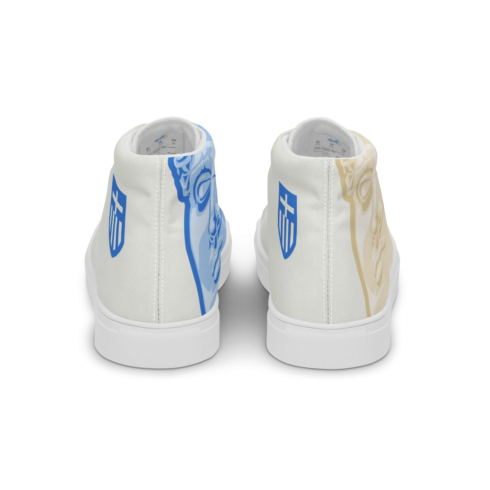 VOSRIO Hellas Select Mens high top canvas shoes