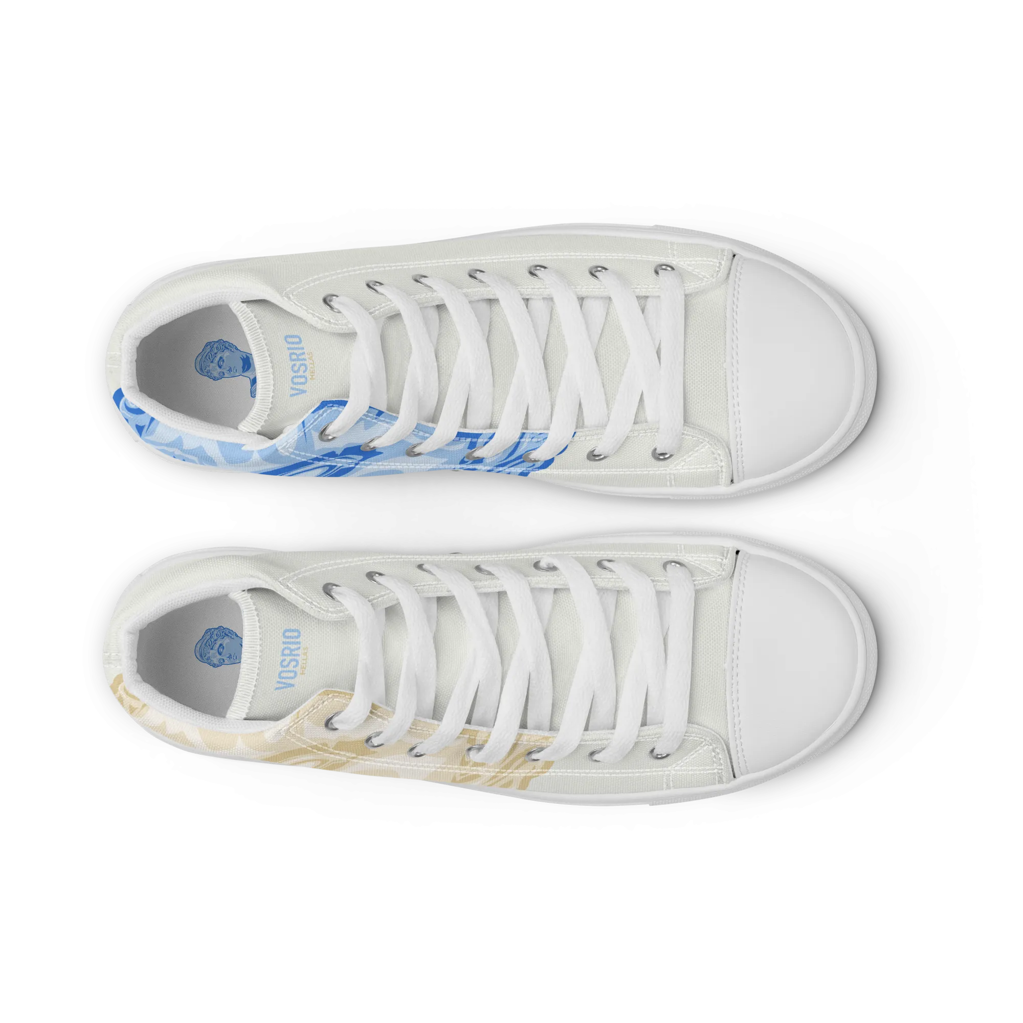 VOSRIO Hellas Select Mens high top canvas shoes