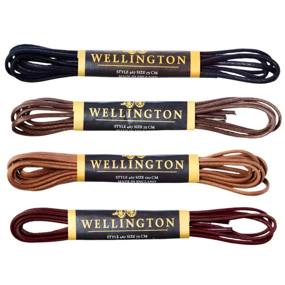 Wellington Round Waxed Dress Shoelaces